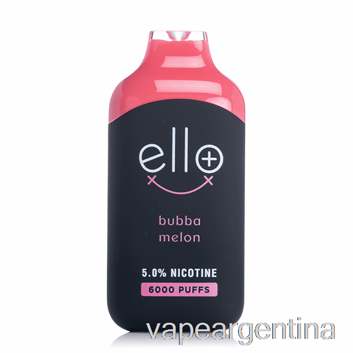 Blvk Ello Plus 6000 Vaporizador Desechable Bubbamelon Ice Argentina